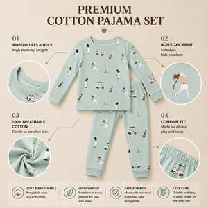 Pyjamas pour tout-petits en bambou certifiés OEKO-TEX Standard 100, vêtements écologiques pour enfants, ensembles de vêtements pour bébés en provenance du Vietnam - Product Image 2