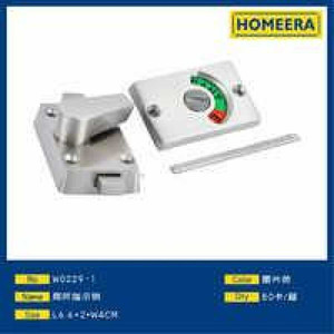 Durevole blocco porta WC chiave di sblocco via indicatore lucido finitura-all'ingrosso all'ingrosso fatto in alluminio acciaio zinco 304 acciaio inossidabile PC - Product Image 1