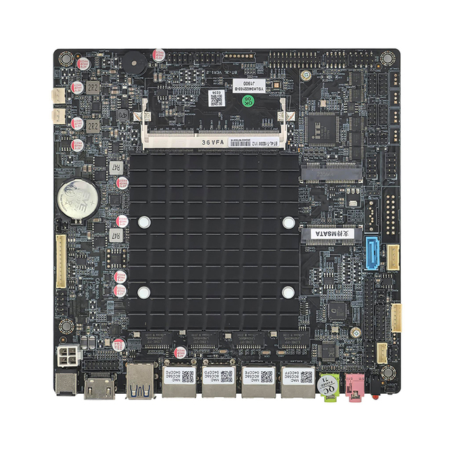 2026 ELSKY Hot Sale J1900 Network Security Motherboard Bt-4L 4*Network Ports Fanless Quad Core 1.99G 6*COM
