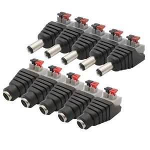 DC-Stecker Buchse 5,5*2,1mm DC-Stroma schluss Adapterst ecker für 3528 5050 5730 LED-Streifen CCTV