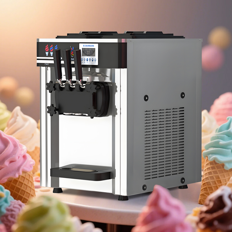 Commercial Ice Cream Machine with Screen