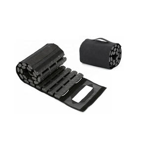 Tapis <span class=keywords><strong>de</strong></span> Traction réglable pour voiture, avec poignées en caoutchouc, pour le sable, la <span class=keywords><strong>boue</strong></span> et la neige, voie d'urgence - Product Image 1