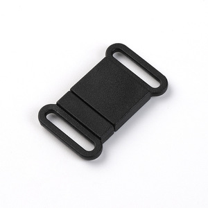 Hebilla de Plástico Negra con Cierre a Presión, 15 mm de Diámetro Interior, Accesorio para Mochila, Cierre de Seguridad, Hebilla para Correa de Bolsa - Product Image 2