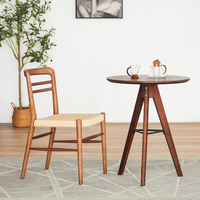 Fabricants de meubles vendent de nombreux fauteuils de salle à manger de style crème simple avec dossier en rotin tressé, chaises de café, chaises d'hôtel