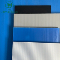 Feuilles de plastique ondulées JinMai JM de 4 mm, pliables, sur mesure, de 2 à 10 mm, en PP antistatique, imperméables, écologiques, colorées, résistantes aux UV