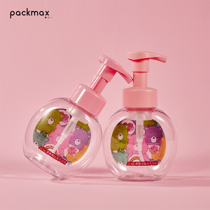 300ml PET Foam Pump Sprayer Bottle (Cylinder Shape) for Hand Soap Facial Mousse & Child <b>Shower</b> Gel-Wholesale - Product Image 4