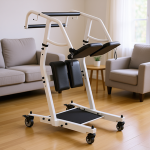 Silla Elevadora Ajustable para Pacientes con Capacidad de 400 Libras, Uso Doméstico, con Ruedas Bloqueables y Asiento Acolchado de PU - Product Image 2