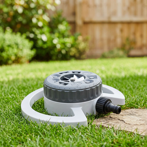 Arroseur de jardin à 9 modes de pulvérisation avec rotor escamotable et base en plastique durable pour l'irrigation des pelouses - Product Image 2