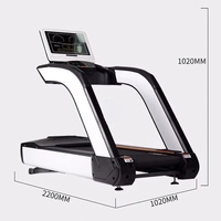 Tapis roulant professionnel ST-T018 pour salle de sport, équipement de fitness et d'entraînement cardio avec clavier intégré