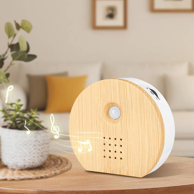 Motion Sensor Activated Nature Bird Calls, Customizable White Noise, Sleep Aid & Relaxation Speaker for Home, Bedroom & Office