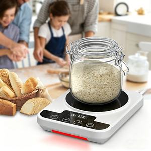 Precise Temperature Control 0 12H <b>Timer</b> Auto Wood Color Sourdough Starter Warmer Baking Warming Heating Pad for Sour Dough Star - Product Image 1
