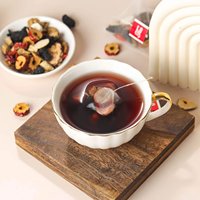 Tisane aux dix trésors de Ginseng OEM, mélange de dattes rouges, Maca, igname et Goji, 100% végétalienne, sans OGM, en vrac, 20 sachets de thé de 2g chacun