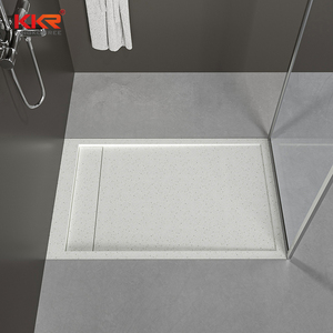 Base de <span class=keywords><strong>douche</strong></span> rectangulaire en <span class=keywords><strong>acrylique</strong></span> <span class=keywords><strong>à</strong></span> surface solide KKR Modern Hotel, <span class=keywords><strong>bac</strong></span> de <span class=keywords><strong>douche</strong></span> portable avec garantie de 5 ans - Product Image 5