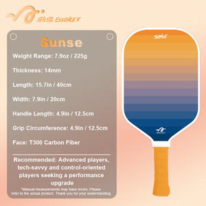 Raquette de pickleball en carbone Dawn of Precision Dusk of Special Moment, pré-vente, où <span class=keywords><strong>l</strong></span>'<span class=keywords><strong>aube</strong></span> et le coucher de lune se rencontrent avec votre swing parfait - Product Image 5