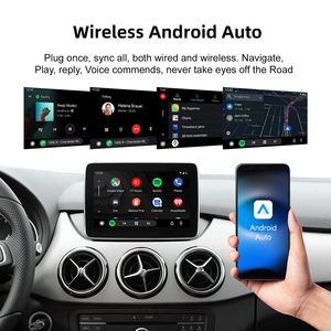 リズムカーナビゲーションCarPlayレトロフィットキットメルセデスベンツNTG 4.5 4.7ワイヤレス有線Android AutoクラスW176 2013 2015 - Product Image 4