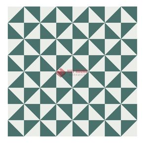 Baldosa de Cemento Encaustic para Piso de Ducha, 200x200mm, Antideslizante, Baldosa de Concreto, Suministro para Comercio Internacional - Product Image 1