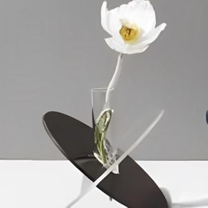 แจกันอะคริลิคใสแบบเรียบง่ายสำหรับโต๊ะอาหารทันสมัยผลิตจากโรงงาน - Product Image 4