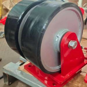 ล้อเลื่อนหมุนได้ขนาด 10 ตัน 300 มม. พร้อมโพลียูรีเทนและเหล็ก สำหรับงานหนักพิเศษ เหมาะสำหรับเครื่องจักรเหมืองแร่ รถขนส่งอัตโนมัติพลังงานลม และการต่อเรือ - Product Image 2