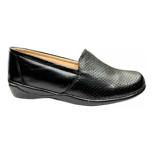 Zuecos de Cuero para Mujer Angelina, Punta Redonda, Zapatos Cómodos para Todas las Temporadas, Entresuela de EVA, Suela de Goma - Product Image 4