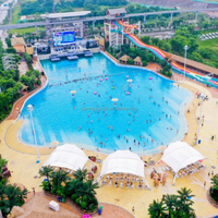 Équipement de piscine de vague de tsunami artificiel de machine de piscine de vague de plage de mer de parc aquatique commercial