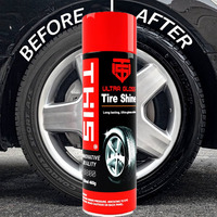 Revêtement de silicone en gel liquide pour voiture de marque privée, cire en aérosol pour brillance des pneus de 5 gallons pour voiture, produits d'entretien automobile fabriqués en Chine
