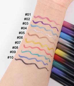 Eyeliner liquide en crayon à marque privée OEM, résistant à la transpiration, contrôle de l'huile, eyeliner liquide mat, vente en gros, personnalisé, haute pigmentation, cosmétique - Product Image 4