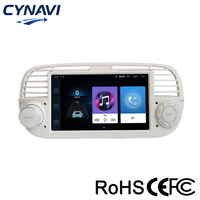 Radio para coche con pantalla GPS IPS de 7 pulgadas para FIAT 500 2007-2015, pantalla táctil, Android Auto, WIFI, CarPlay, audio Mp4, 1 Din, cámara de marcha atrás