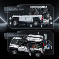 Guly 10620, Bloques de Construcción de Auto Deportivo a Escala 1:8, 5268 Piezas, ABS, MOC, Kit de Modelo Técnico de Carreras para Mayores de 14 Años, Regalo de Navidad