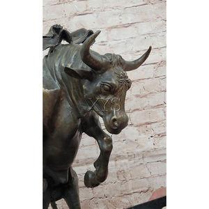 Estatua de torero de bronce hecha a medida, escultura con temática de hadas y música, elegante figura de metal para decoración del hogar - Product Image 3