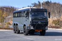 Autobus de transport minier tout-terrain Dongfeng 6x6, 27 places, diesel, pour passagers