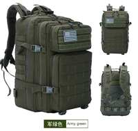 Sac à dos tactique Anhui 367 45L avec pochette Molle, sac d'assaut, sac à dos de combat, sac de trekking, sac à dos de randonnée OEM