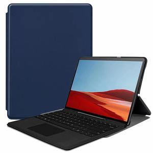 Étui à rabat en cuir PU pour <span class=keywords><strong>Surface</strong></span> <span class=keywords><strong>Pro</strong></span> X, coque fine, étui intelligent pour tablette - Product Image 1