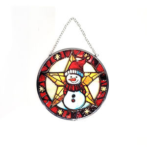 Art mural personnalisé en verre cristal Art déco-Projection de 6 "à couleur changeante Décoration de Noël pour chambre d'enfant Cheminée - Product Image 5