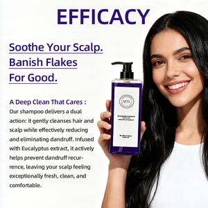 Shampooing Antichute Naturel aux Herbes 500ml – Vente en Gros – Purifie le Cuir Chevelu Gras – Soulagement Professionnel pour Cheveux Secs, Démangeaisons et Desquamation – Soin Capillaire – Marque Privée OEM - Product Image 4