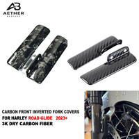 Couvre-plaque d'immatriculation en fibre de carbone pour Harley-Davidson CVO Road Glide 121