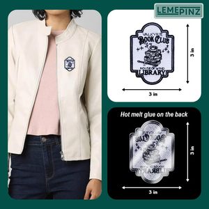 Parche Bordado Termoadhesivo de 3 Pulgadas del Club de Lectura ACOTAR para Gorras y Ropa - Product Image 5