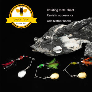 WEIHE 7g Weed-Guard Spinnerbait <span class=keywords><strong>Buzz</strong></span> Lure Twin Blade JIG pour la pêche au black-bass en eau profonde - Product Image 2