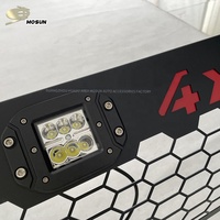 Pare-chocs avant en acier inoxydable ABS Auto 4x4 avec garde-boue et éclairage LED pour Toyota Hilux Vigo 2011-2015