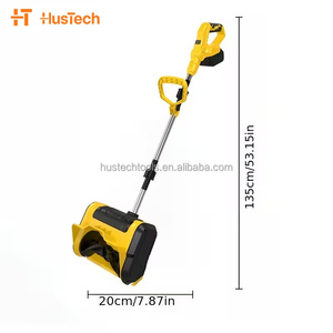 Pelle à neige électrique sans fil 21V pour l'hiver, avec moteur sans balais et batterie au lithium, pour cour, rue et route - Product Image 4