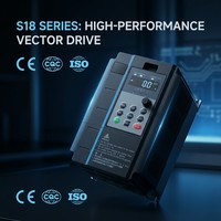 Variateur de fréquence 0,75 kW 220 V VFD monophasé vers triphasé, variateur AC homologué CE pour petit moteur de broche CNC et contrôleur de pompe à eau