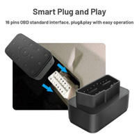 Localizador GPS 4G Plug and Play, Sin Instalación, Rastreo en Tiempo Real, Dispositivo de Rastreo GPS para Autos en Crédito, Gestión de Flotas, Dispositivo GPS OBD