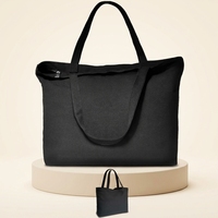 Sac fourre-tout en toile personnalisable avec motif de lettres, sac de shopping en coton de haute qualité pour la vente au détail, les cadeaux et l'usage quotidien