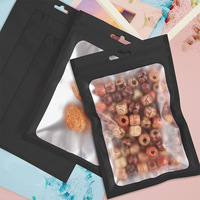 Sacs d'emballage alimentaire en plastique miniatures rouges colorés imprimés par gravure personnalisée, auto-scellants, avec poches en aluminium et fermeture éclair pour