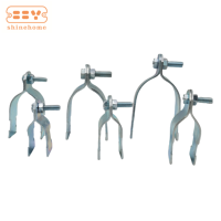 Collier de serrage en U en acier prégalvanisé de 1/2 po, collier de serrage pour tuyau électrique pour fixation de conduites EMT, IMC, rigides et de conduites d'eau