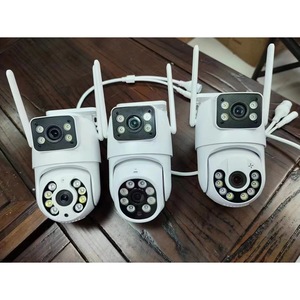 ICSEE 6MP Dual <b>Camera</b> WiFi PTZ Security <b>Camera</b> with <b>Night</b> Vision and Two Way Audio for Outdoor Use - Product Image 3