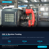 Robot industriel 6 axes BORUNTE BRTIRUS1510A, bras robotisé 10 kg 1514 mm, robot d'asservissement CNC avec pince personnalisée pour pièces en fer et aluminium