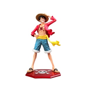 Figurine de bureau <span class=keywords><strong>Luffy</strong></span> <span class=keywords><strong>souriant</strong></span> sur l'île fantôme, modèle d'ornement d'anime ZERO PVC Snapback, vente en gros - Product Image 1