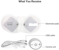 Mini masseur Ems sans fil pour stimulateur musculaire micro-électrique Tens EMS pour soulager la douleur