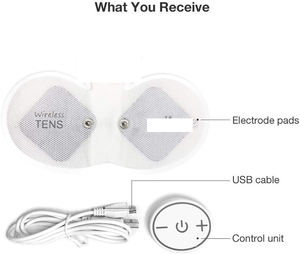 Estimulador muscular microeléctrico Tens EMS <span class=keywords><strong>Mini</strong></span> masajeador inalámbrico Ems para aliviar el dolor - Product Image 2