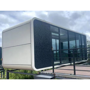 Casa contenedor prefabricada Modular de lujo de alta calidad Nuevo diseño Apple Cabin Dormitorio Panel sándwich hecho para uso en exteriores - Product Image 5